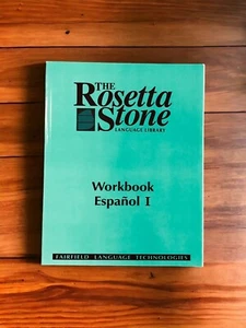 ROSETTA STONE SPANISH WORKBOOK, LEVEL 1, LANGUAGE LEARNING By Fairfield Language - Picture 1 of 3