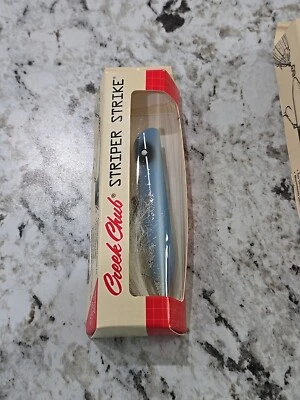 Señuelos de pesca Creek Chub Striper Strike 3-1/2" 3/4 oz Topwater  Foto 1 de 4