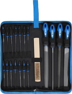 Brilliant Tools Feilen-Satz mit Feilenbürste, 19-tlg - Bild 1 von 7