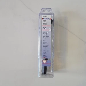 Century Drill & Tool 47348 3/4" Economy S&D Drill Bit - Picture 1 of 4