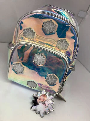 Disney Frozen Mochila Transparente, Copo de Nieve Bordado para Niños 2-10 Años Foto 1 de 4