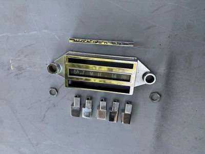 1961 1962 Chevrolet Corvette Wonder Bar Radio Bezel Assembly - USED - Image 1 of 4