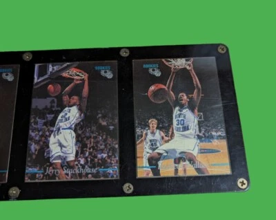 Rookie Cards Plaque Jerry Stackhouse Rasheed Wallace Joe Smith Antonio McDyess - Image 1 of 4