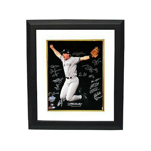 New York Yankees WS 1998 16x20 foto enmarcada 18 sigs Scott Brosius MVP - BAS LOA Foto 1 de 1