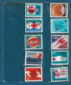 Yugoslavia 1970s Red Cross Centenary/Medical/Health/Welfare set stamp ! - Picture 1 of 2