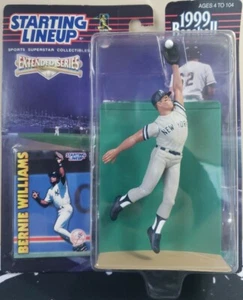 Nuevo 1999 Extendido Bernie Williams Yankees Línea Inicial SLU Kenner Hasbro MLB - Imagen 1 de 5
