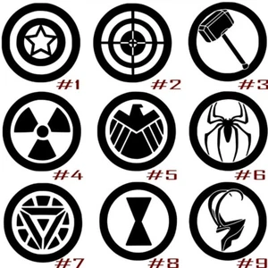 Marvel Avengers Vinyl Decal Sticker Car Iron Man Black Widow Thor Hawkeye Hulk - Picture 1 of 10
