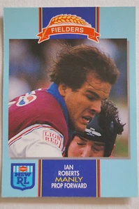 NRL NSWRL Rugby League Vintage 1993 Fielders Trade Card Sea Eagles Ian Roberts - Picture 1 of 5