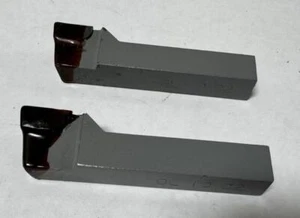 Lot of 2 Carbide Brazed Tipped Lathe Tool Bit 5/8 Square GL 10 C2 - Picture 1 of 3