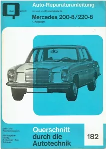 MERCEDES BENZ W115 200 & 220 PETROL (1968-76) OWNERS REPAIR MANUAL *GERMAN TEXT* - Picture 1 of 1