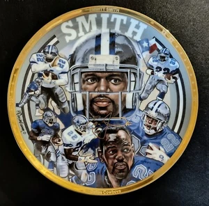 Emmitt Smith Cowboys 1994 Sports Impressions Gold Edition Plate 10 1/4" COA Mint - Picture 1 of 5