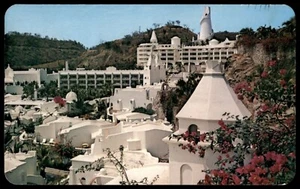 Club Las Hadas Resort Manzanillo Mexico Architecture Mexican Stamp 1978 Postcard - Picture 1 of 3