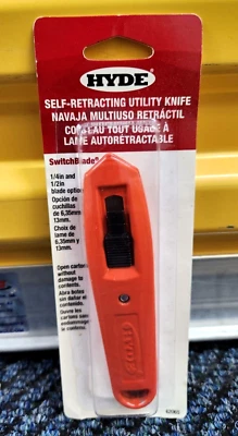 Faca utilitária Hyde Tools 42065 Switchblade® laranja auto-retrátil - Imagem 1 de 4