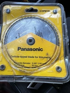 Panasonic EY9PM13D (50 Carbide Tooth) Saw Blade 5-3/8" (135mm) Metal Cutting - Picture 1 of 1