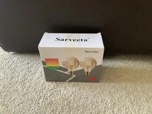 Vintage Edison Led Bulbs 6w Warm White G80 Globe New - Picture 1 of 3