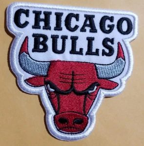 Parche deportivo bordado Chicago Bulls aprox 3x3" - Imagen 1 de 2