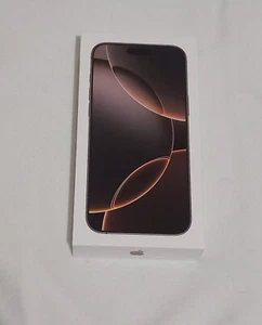 NEW - SEALED - APPLE IPHONE 16 PRO 128GB - DESERT TITANIUM/BLACK TITANIUM - Afbeelding 1 van 4