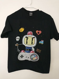 Bomberman Retro Gaming T-Shirt Size M Hudson Soft Konami Bakudan Otoko Classic - Picture 1 of 5