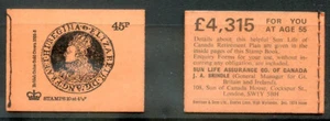 Gran Bretaña 1974 45p folleto de monedas británicas, cubierta marrón naranja (2023/12/16#11) - Imagen 1 de 1