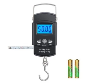 Fish Scale, 50kg/110lb Portable LCD Electronic Hand Scale - Picture 1 of 7