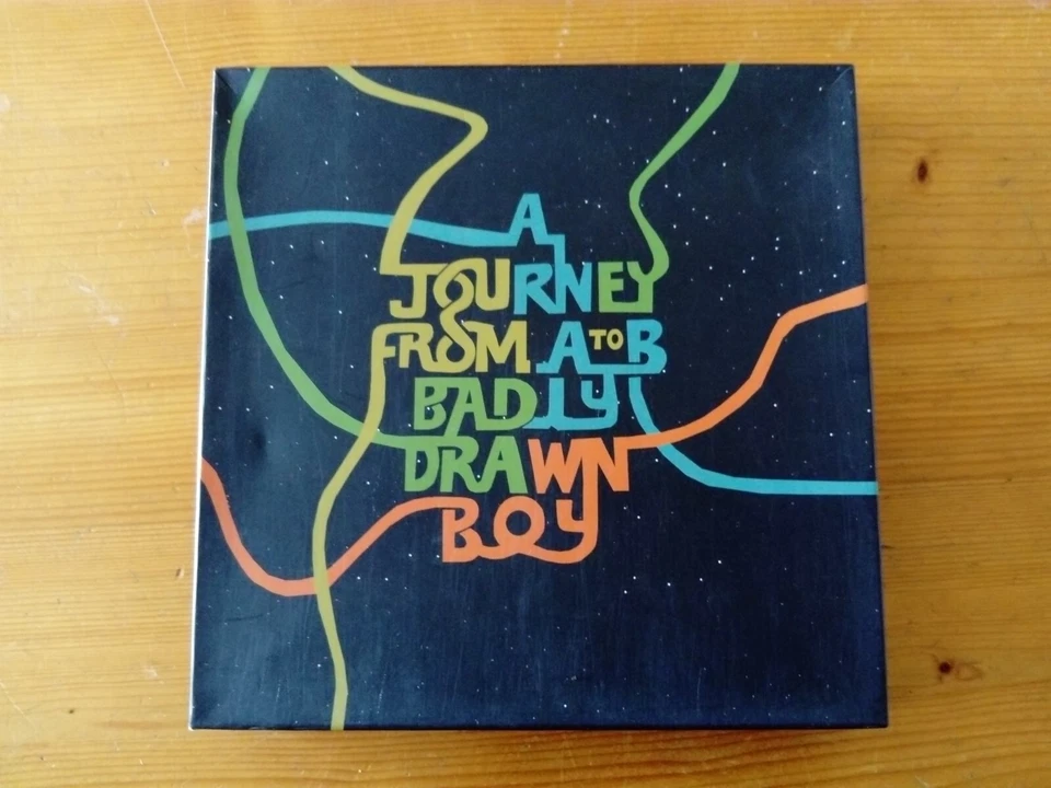 Badly Drawn Boy A Journey From A To B Ltd 6 Track BLUE /ORANGE 7"  /CD Box Set - Image 1 of 4