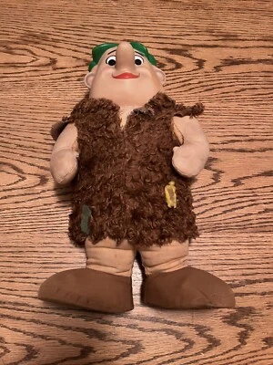 MUÑECA VINTAGE DE PEDERNAL DE FELPA CARA DE GOMA ESCOMBROS DE BARNEY 1960 JUGUETE HANNA BARBARA Foto 1 de 4