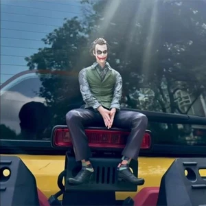 DC Comics The Joker Figure Car Accessory - Car Mounted 9in Joker The Dark Figure - Picture 1 of 16
