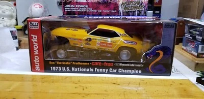 Don Prudhomme Goma Despreocupada 1973 Ganador Indy 1/18 Leyendas de la Milla 1/4 Foto 1 de 4