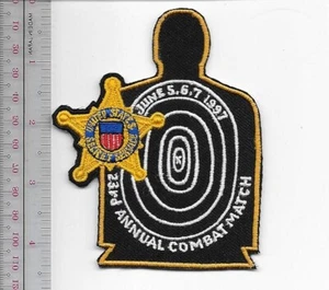 Servicio Secreto de los Estados Unidos USSS Washington DC Concurso de Tiro 23º Anual SIN TARIFA - Imagen 1 de 1