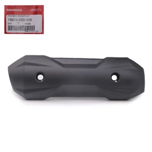 Plastic Guard Pipe Exhaust Cover For Honda Zoomer X Bike 2014 2017 - Imagen 1 de 8