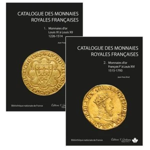 Catalogue de Monnaies Royales Francaises Vol 1 and 2 Hardcover in Slipcase - Picture 1 of 7