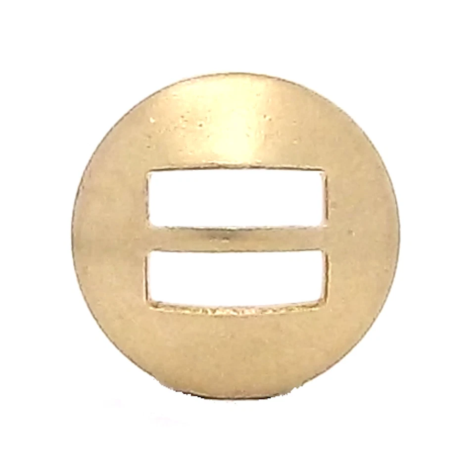 Slotted Concho 70/30 Brass Smooth  1" 1350-04 - Image 1 of 1