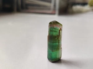 Terminated Natural Tourmaline Crystal From Africa Mint Green 2.4 Grams - Picture 1 of 6