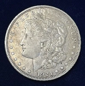 1921-D Uncirculated Morgan Silver Dollar - Stunning Toning!" - Picture 1 of 8