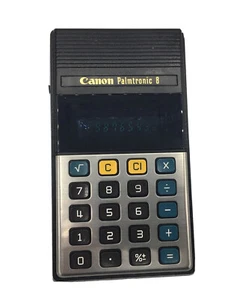 Canon Palmtronic 8 LD-84 calcolatrice retrò testata made in Japan - Foto 1 di 7