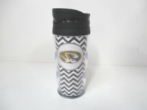 Whirley Drink Works 16oz. Missouri State Tigers Black/White Chevron Tumbler Cover