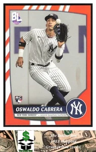 2023 Topps Big League Electric Orange #5 Oswaldo Cabrera RC - New York Yankees - Bild 1 von 2