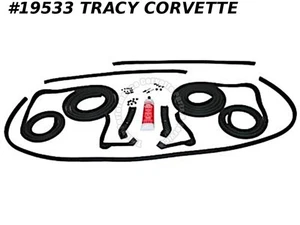 1963 Corvette Coupe Body Weatherstrip Kit with Screws + Adhesive - Bild 1 von 1
