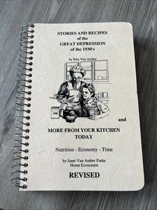 Stories and Recipes of The Great Depression of The 1930 Part 1-2 By Rita Van Am - Picture 1 of 6