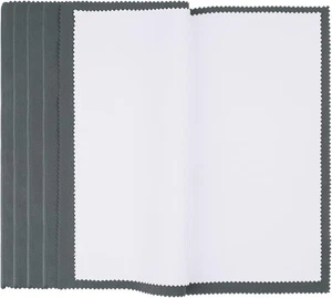 Confezione 4 Panno Lucidante XL 14x11 Argento - Gioielli Puliti Argento 925 Oro - Foto 1 di 4