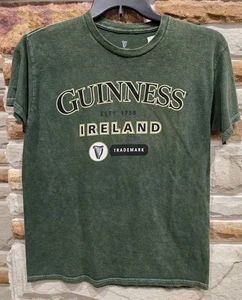 GUINNESS IRISH BEER SHIRT MENS Small. GREEN. 100% COTTON. NWT - Picture 1 of 4