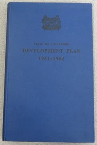 Development Plan State of Singapore 1961 - 1964 / vintage hardcover maps history - Imagen 1 de 12