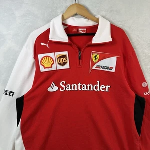 Vintage Puma FERRARI Formula 1 Racing Team Santander Men's Size 2XL - Picture 1 of 9