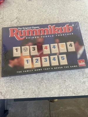 Rummikub Classic Board Game Family Strategy Tile Game 2-4 Player 100% Complete - Image 1 of 4