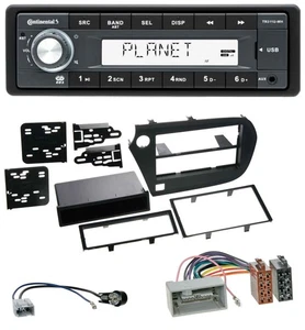 Continental USB MP3 AUX 1DIN Autoradio für Honda Insight (ZE2, 2009-2013) - Bild 1 von 10