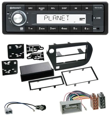 Continental USB MP3 AUX 1DIN Autoradio für Honda Insight (ZE2, 2009-2013) - Bild 1 von 4