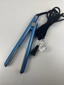 BaBylissPRO Nano Titanium BNT4095TUC Blue 1" Electric Digital Straighten Iron - Picture 1 of 10