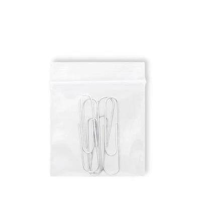 Assorted 2Mil Reclosable Zipper Baggies Style Jewelry Plastic Bags 1000 Pieces - Image 1 of 4