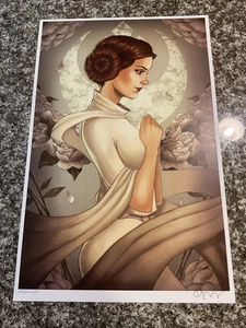 11x17 Princess Leia/Star Wars Lithograph Signed by Chrissie Zullo - Picture 1 of 8
