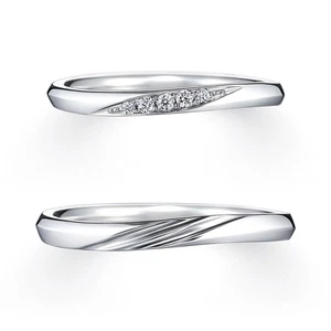 Wedding Couple Band 0.10 Ct Natural Round Cut Diamond 14k White Gold Size 6 7 8 - Picture 1 of 8